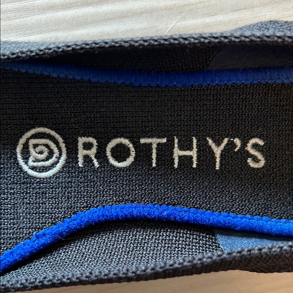 Rothy's Black Flats Elegant Minimalist Design - Picture 2 of 5